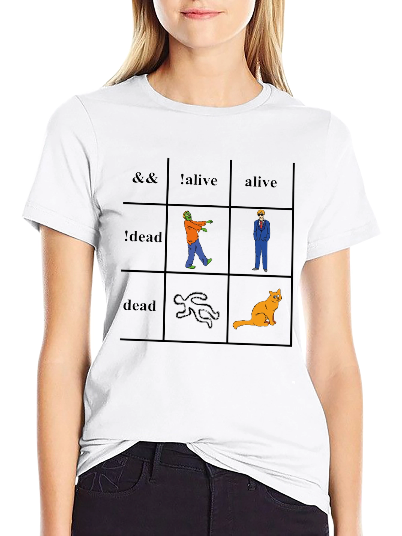 Geeky Logic Table T-Shirt - Funny & Unique