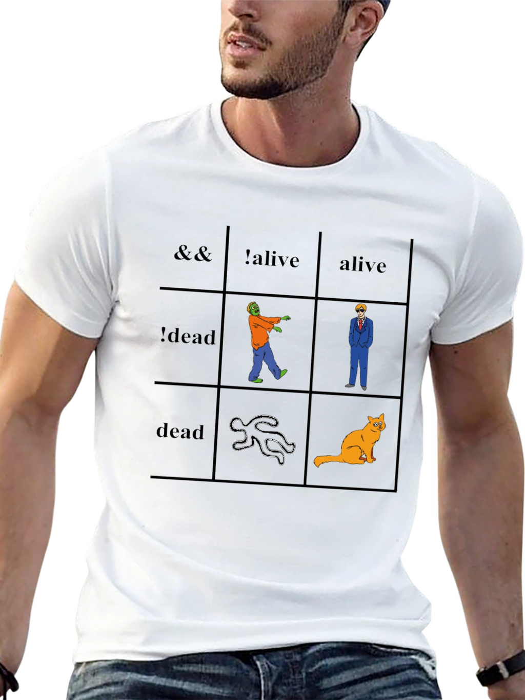 Geeky Logic Table T-Shirt - Funny & Unique