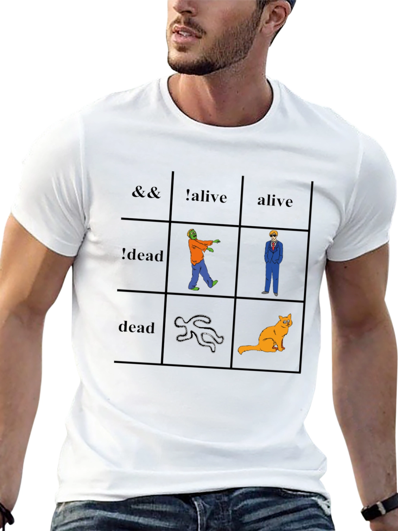 Geeky Logic Table T-Shirt - Funny & Unique