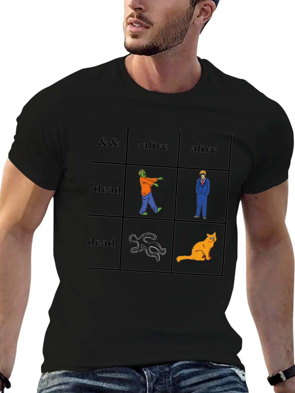Geeky Logic Table T-Shirt - Funny & Unique