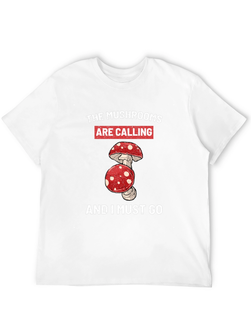 Mushroom Calling T-Shirt: Nature Lover Apparel