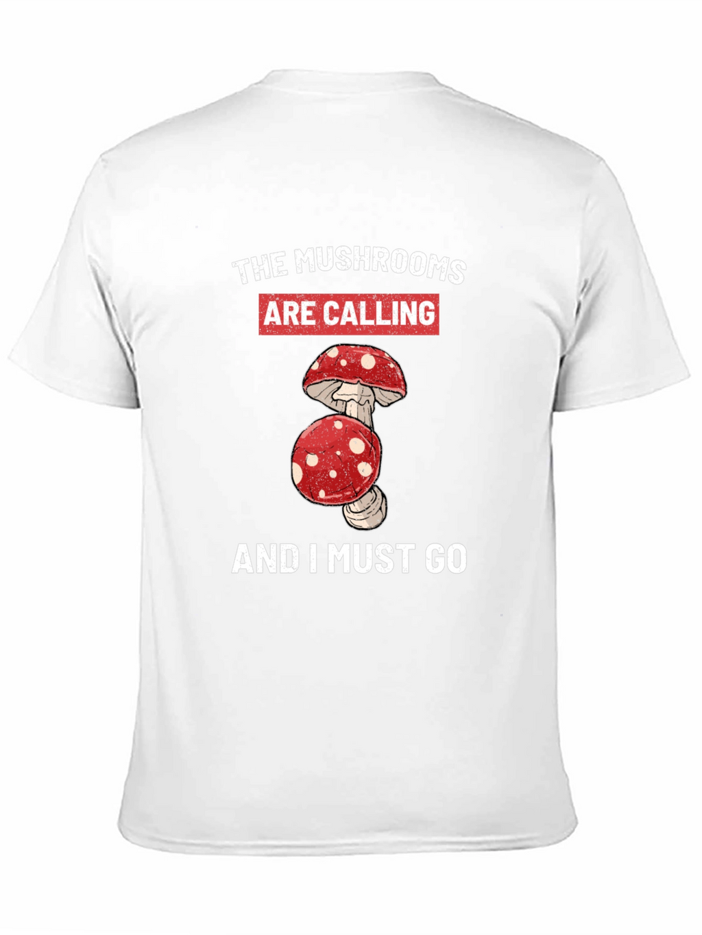 Mushroom Calling T-Shirt: Nature Lover Apparel