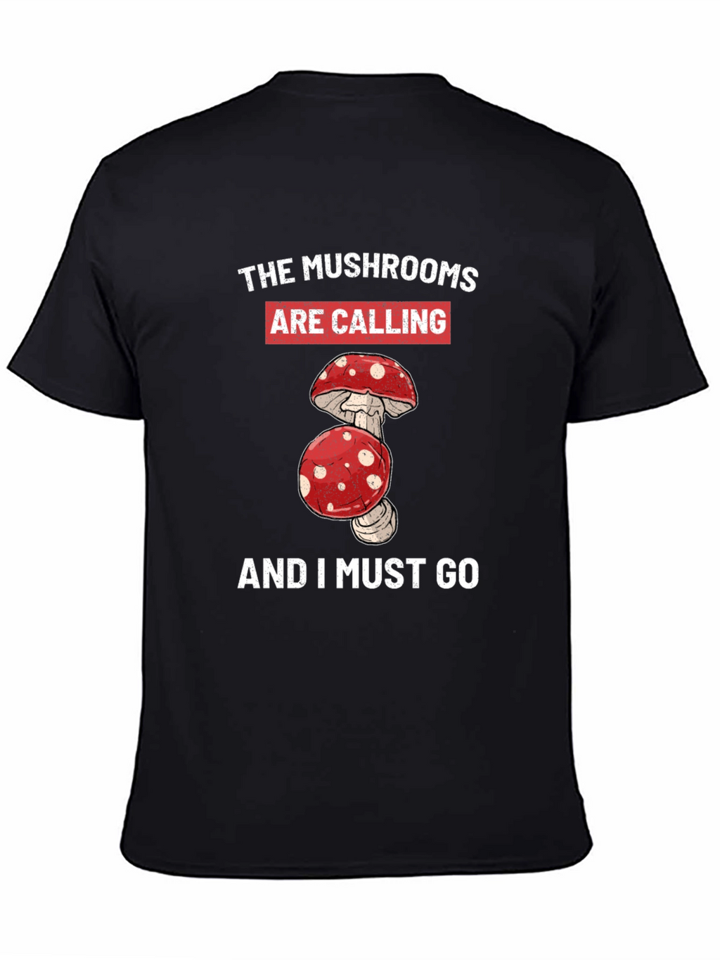 Mushroom Calling T-Shirt: Nature Lover Apparel
