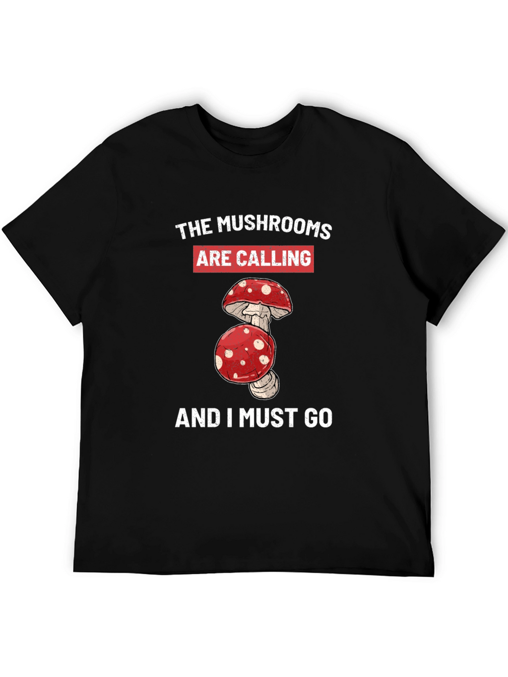 Mushroom Calling T-Shirt: Nature Lover Apparel