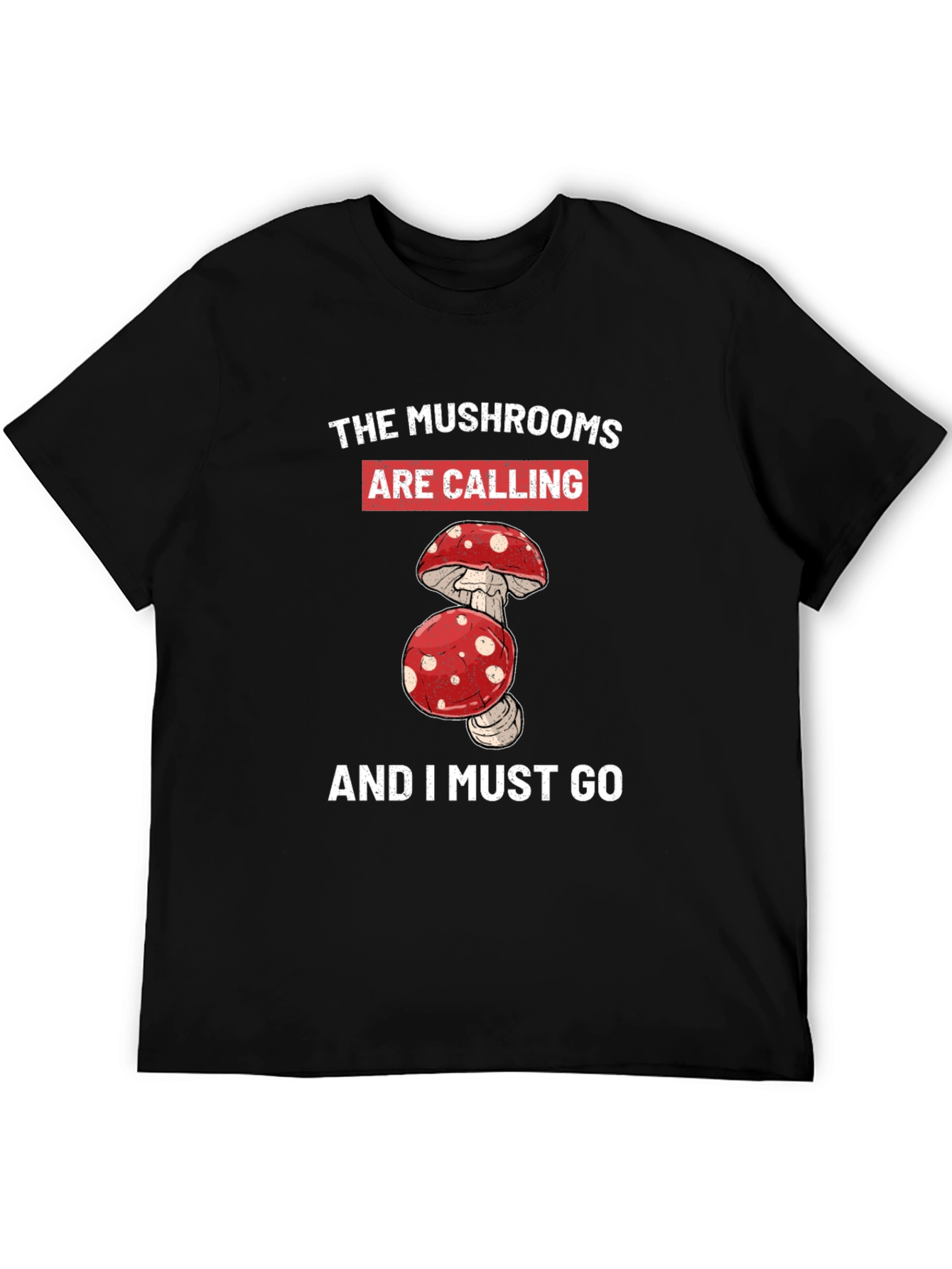 Mushroom Calling T-Shirt: Nature Lover Apparel