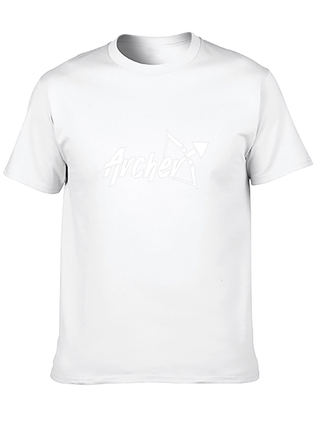 Archer Graphic Tee - Black Cotton T-Shirt