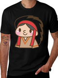 Cartoon Native American T-Shirt