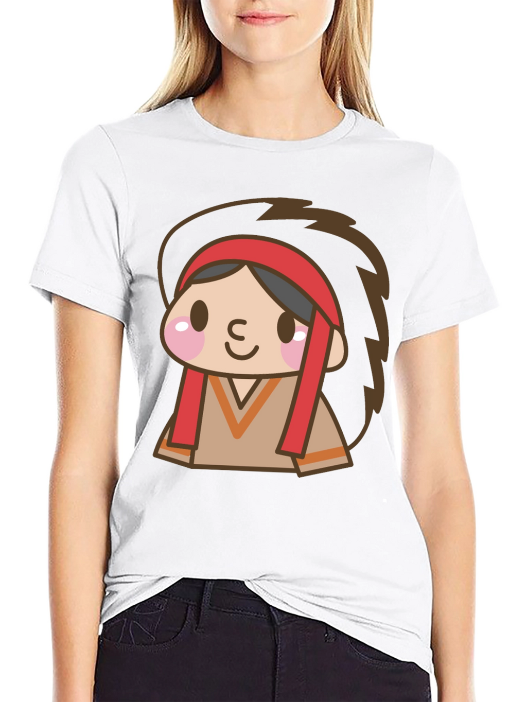 Cartoon Native American T-Shirt