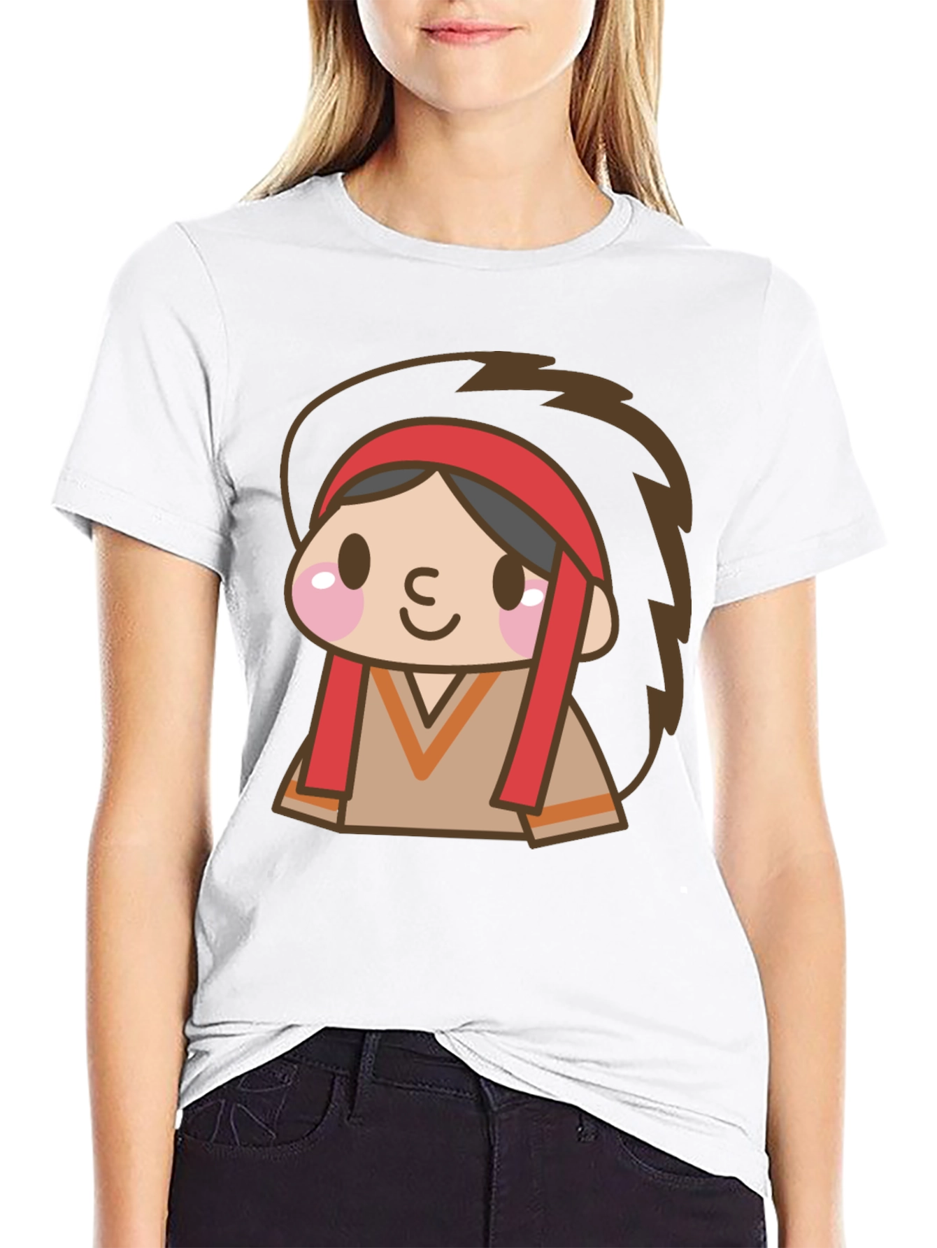 Cartoon Native American T-Shirt