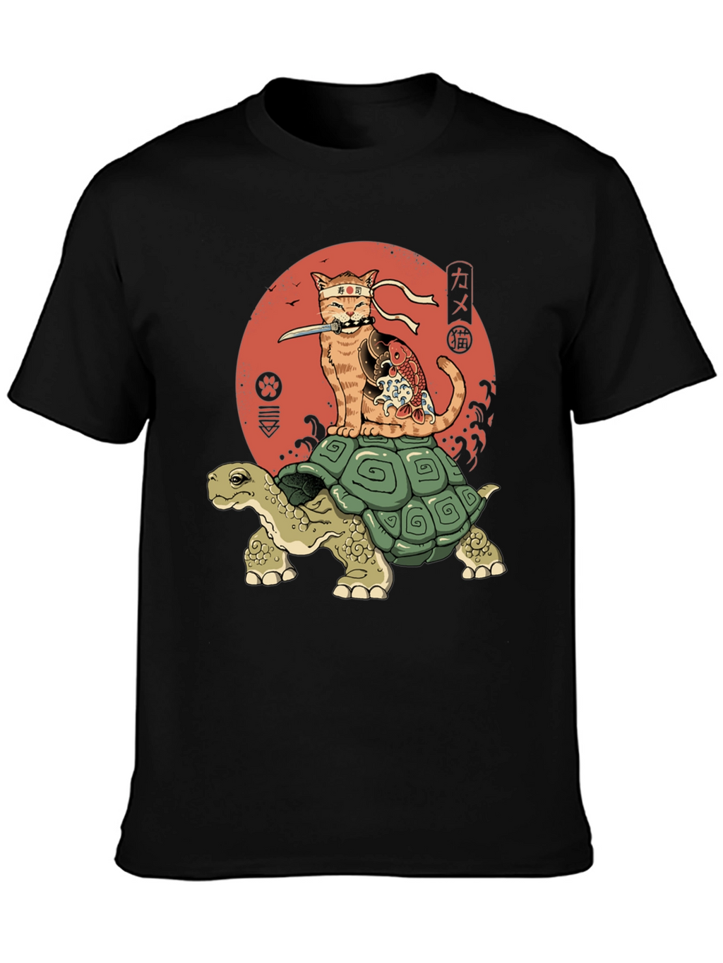 Ninja Cat Turtle T-Shirt