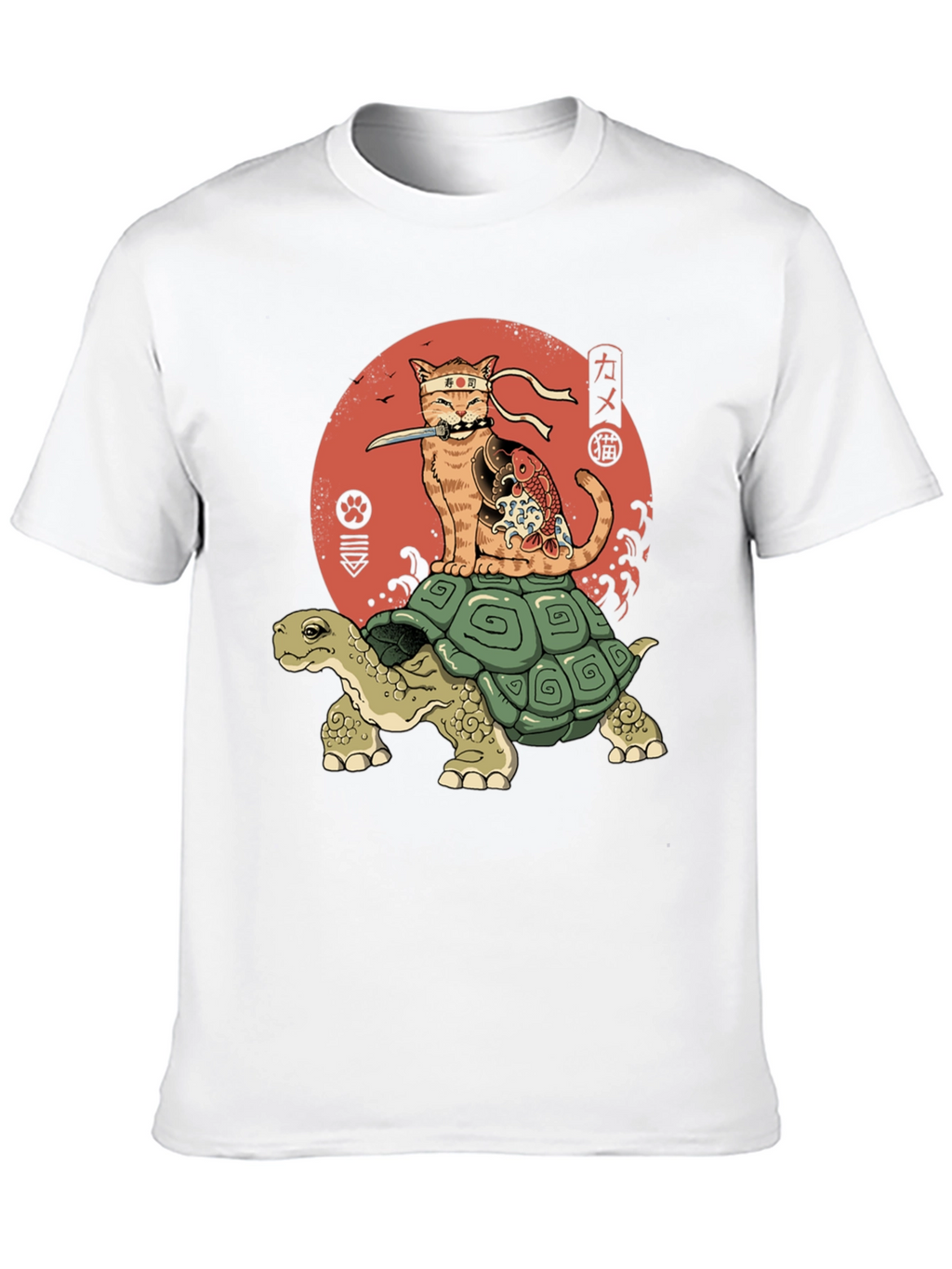 Ninja Cat Turtle T-Shirt