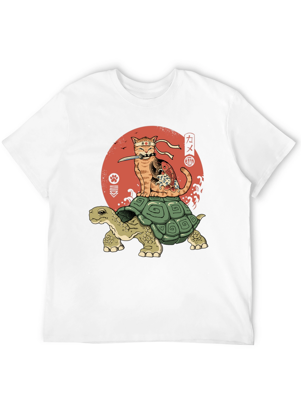 Ninja Cat Turtle T-Shirt