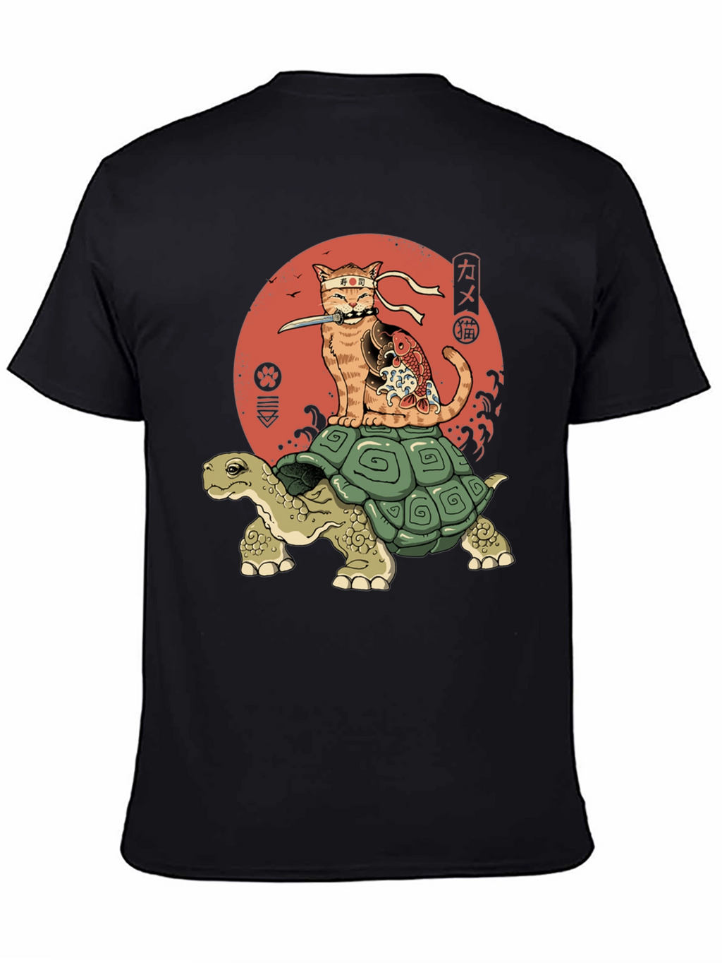 Ninja Cat Turtle T-Shirt