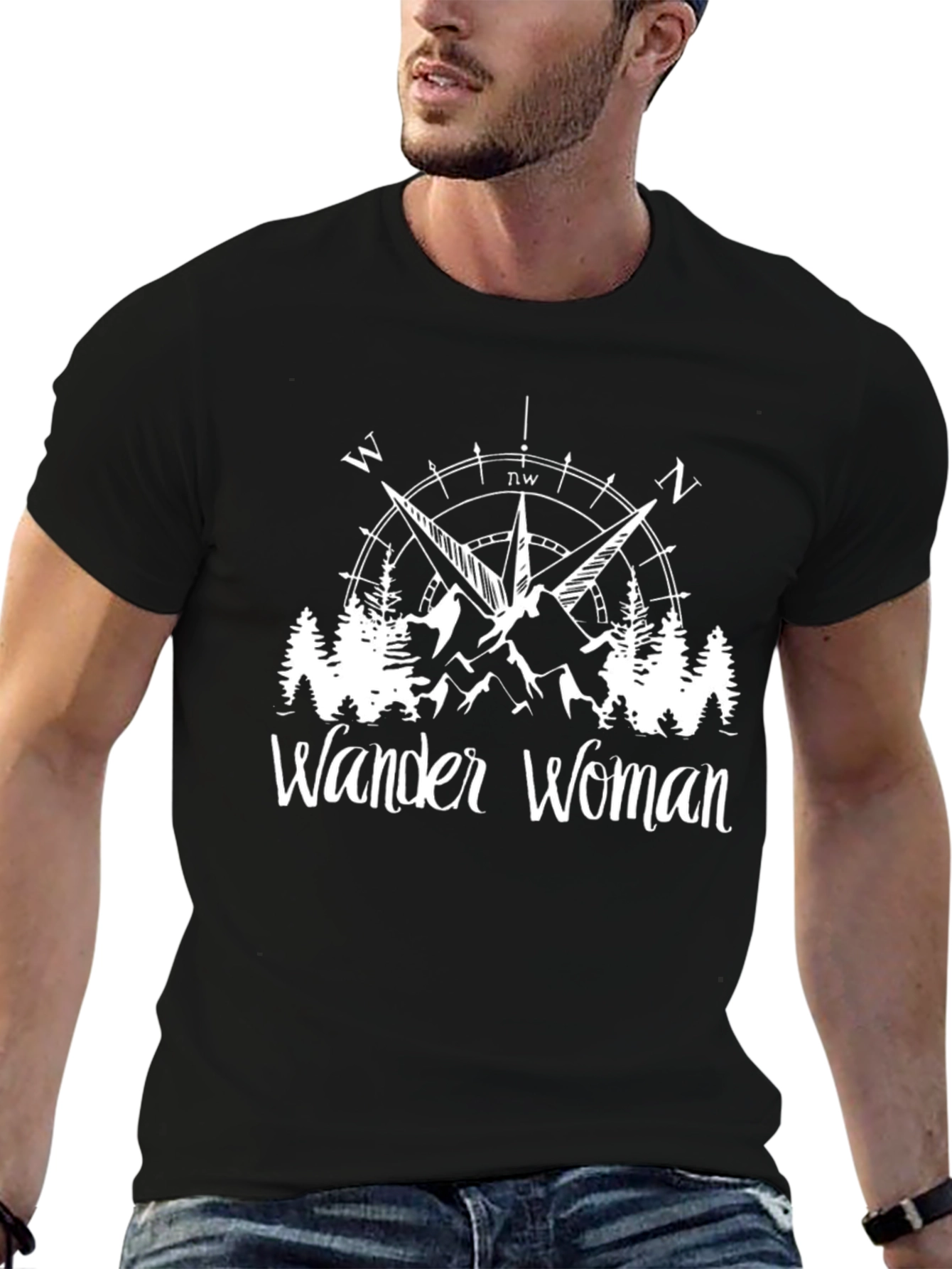 Wander Woman Graphic Tee - Adventure & Travel Shirt