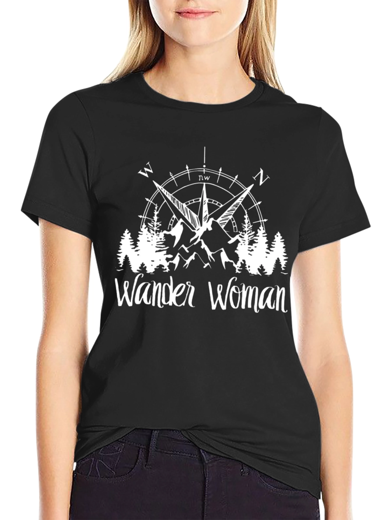 Wander Woman Graphic Tee - Adventure & Travel Shirt