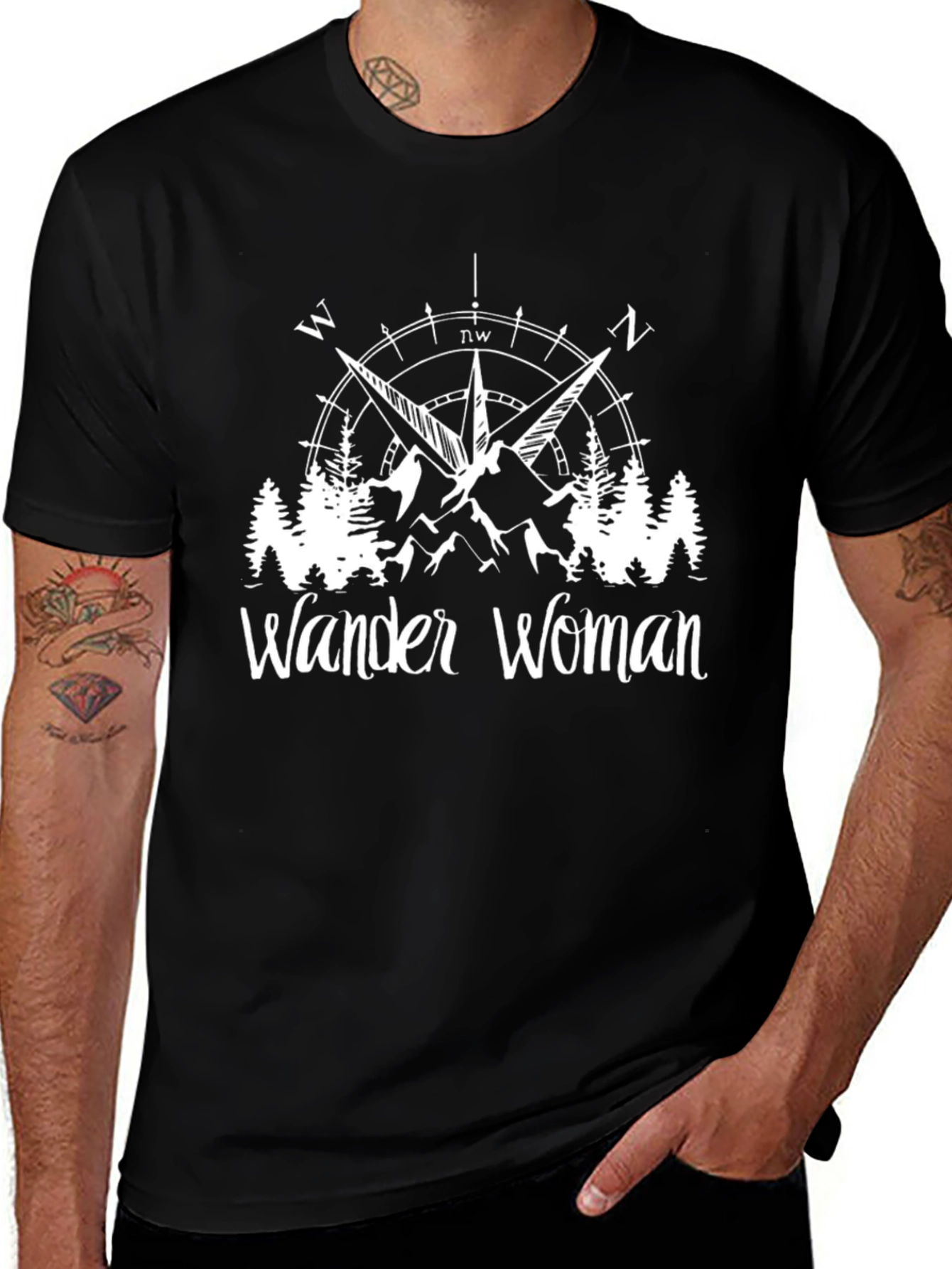 Wander Woman Graphic Tee - Adventure & Travel Shirt