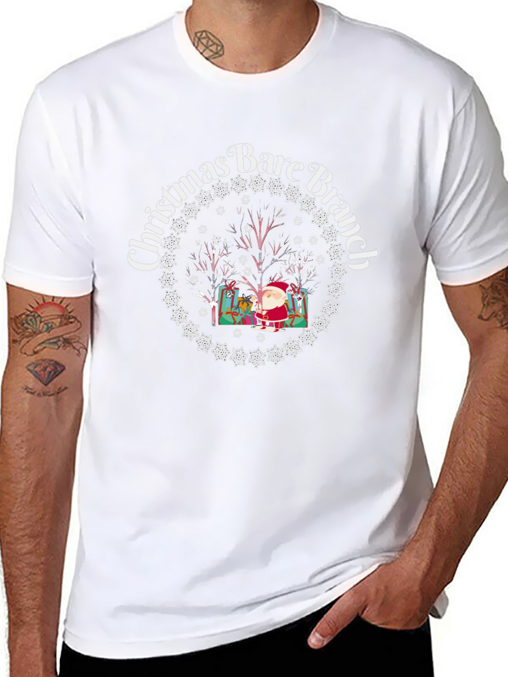 Christmas Bare Branch Graphic Tee