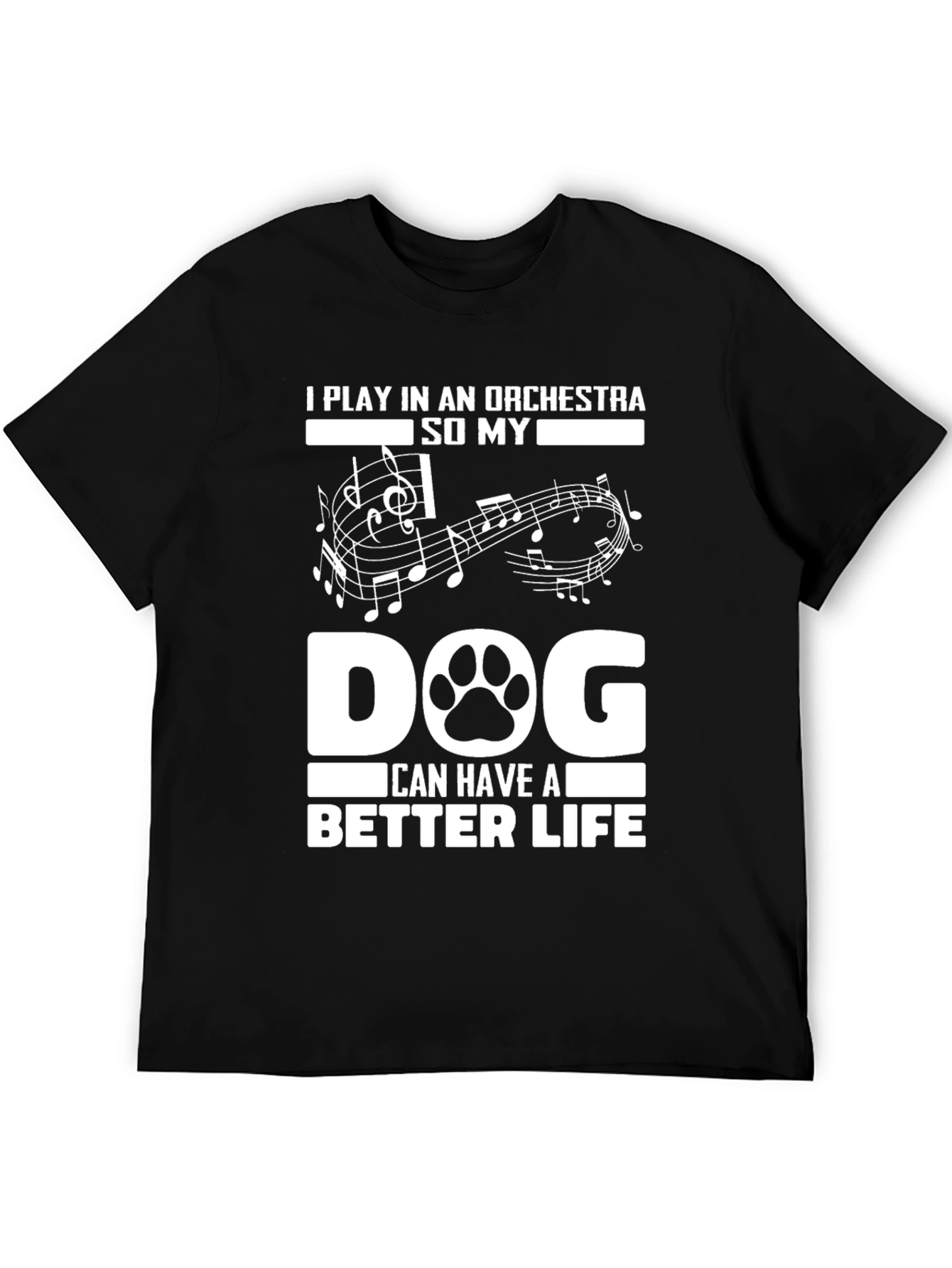 Orchestra Dog Lover T-Shirt - Funny Musician Tee