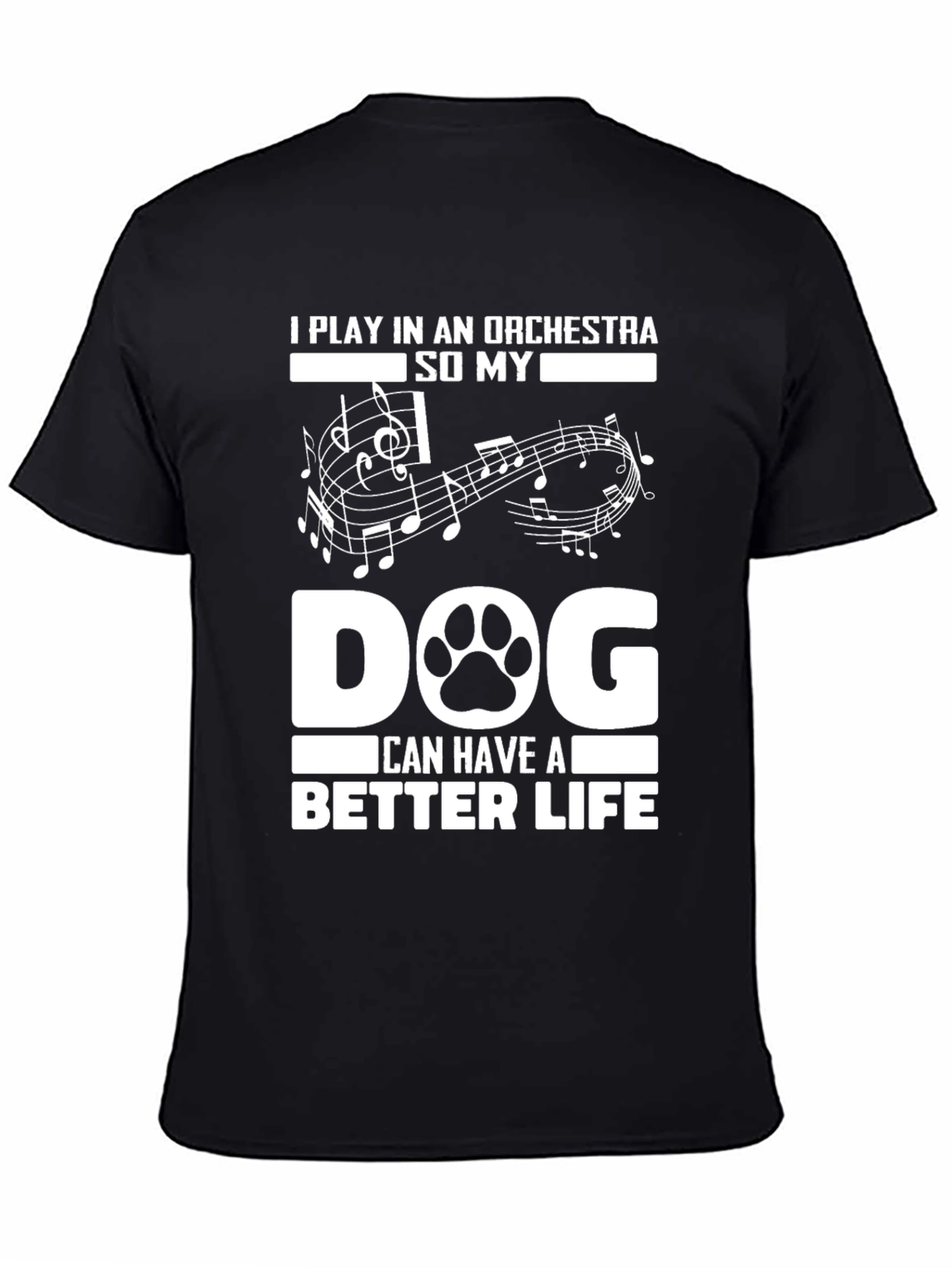 Orchestra Dog Lover T-Shirt - Funny Musician Tee