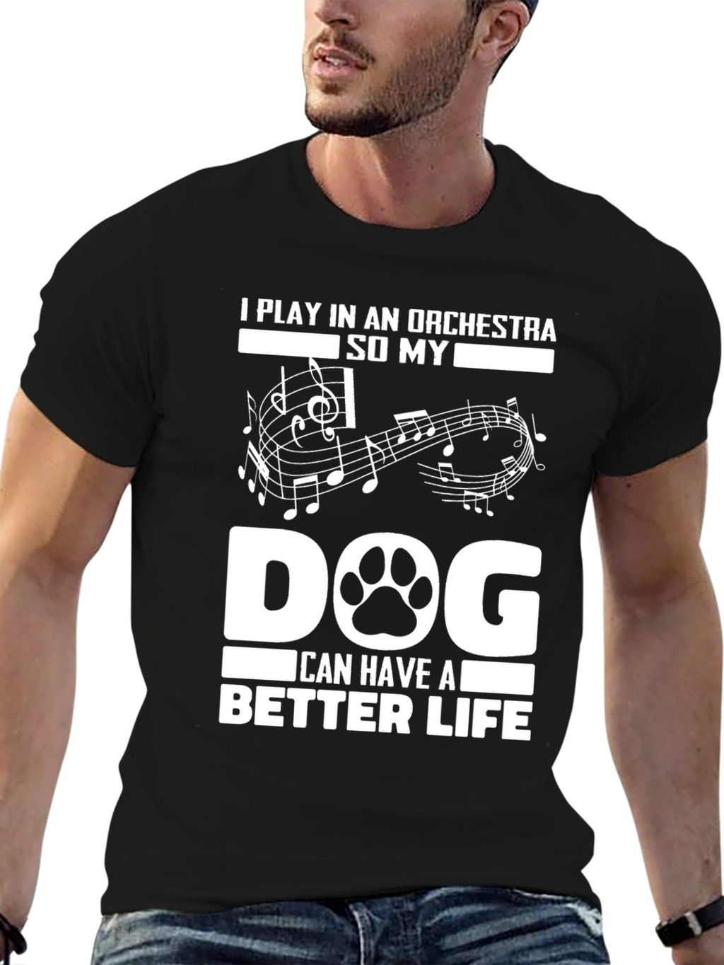 Orchestra Dog Lover T-Shirt - Funny Musician Tee