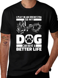 Orchestra Dog Lover T-Shirt - Funny Musician Tee
