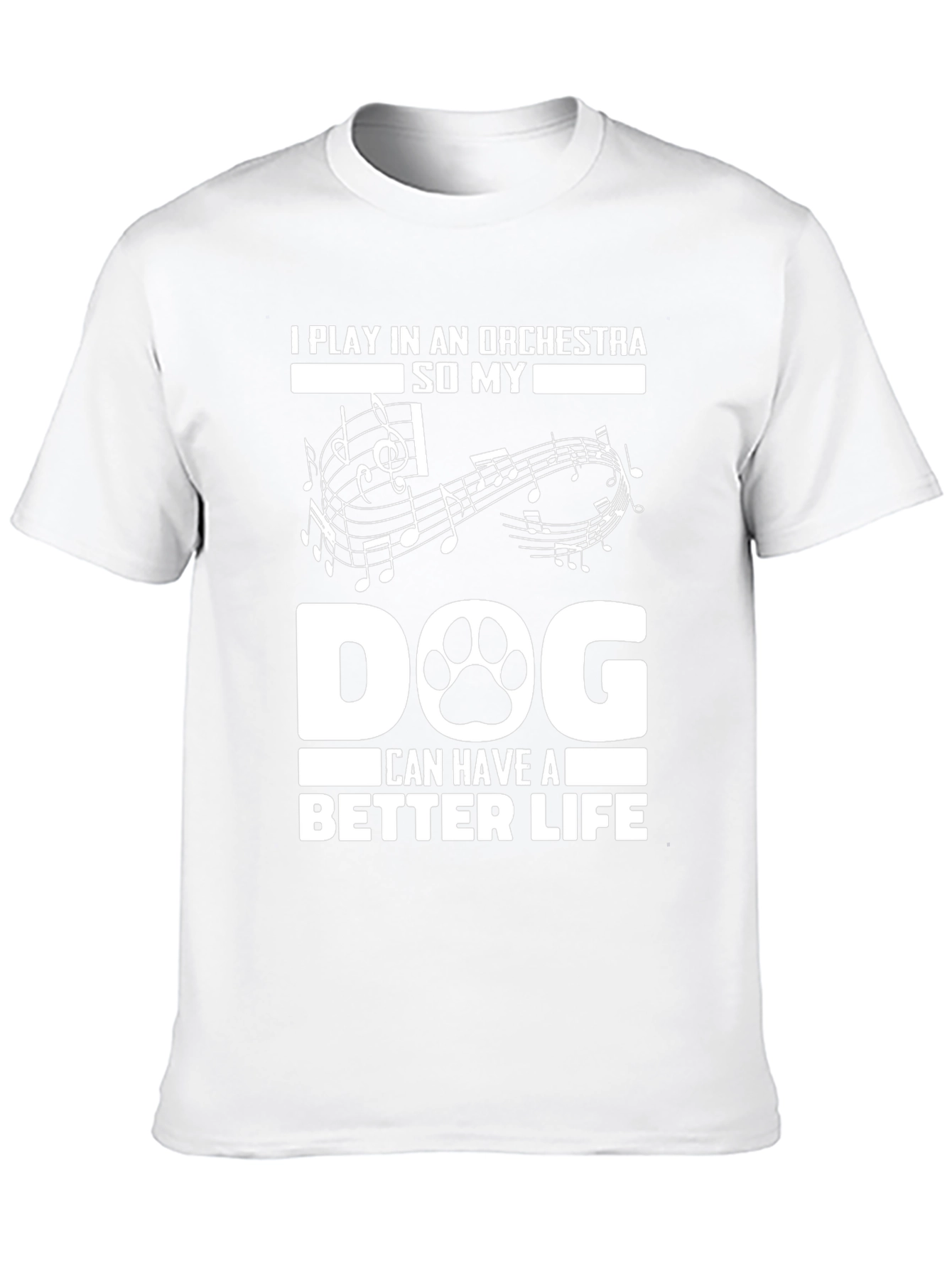 Orchestra Dog Lover T-Shirt - Funny Musician Tee