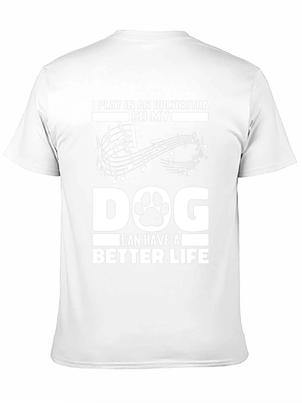 Orchestra Dog Lover T-Shirt - Funny Musician Tee