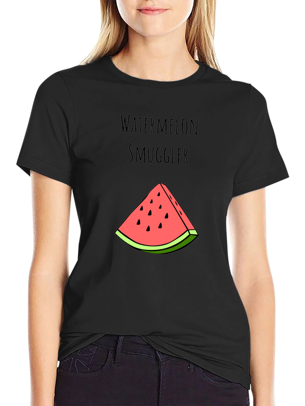 Watermelon Smuggler Graphic Tee - Funny Summer Shirt