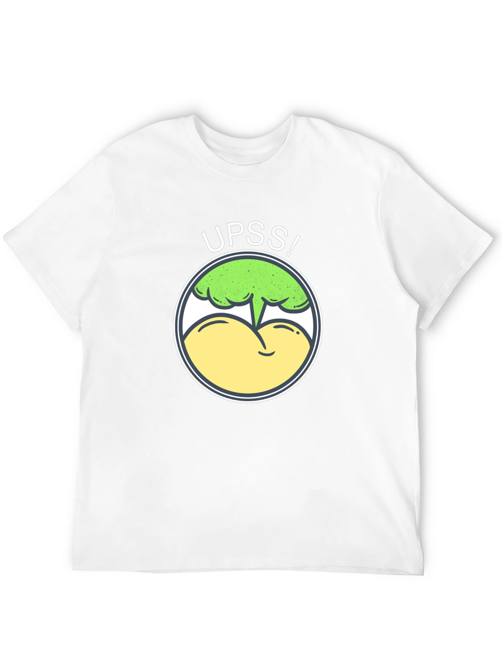 Funny UPSS! Broccoli Butt T-Shirt - Humor Tee