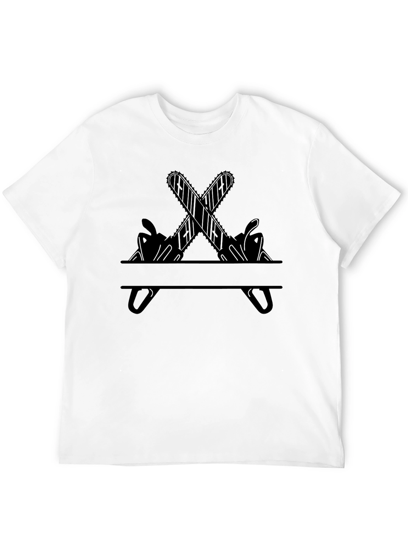 Black Chainsaw Graphic Tee