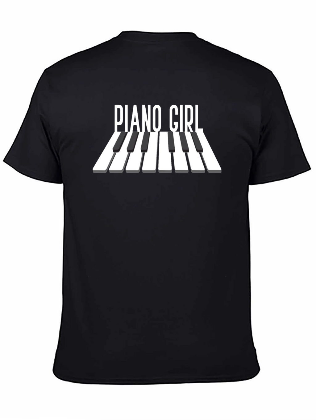 Piano Girl T-Shirt - Musicians Apparel
