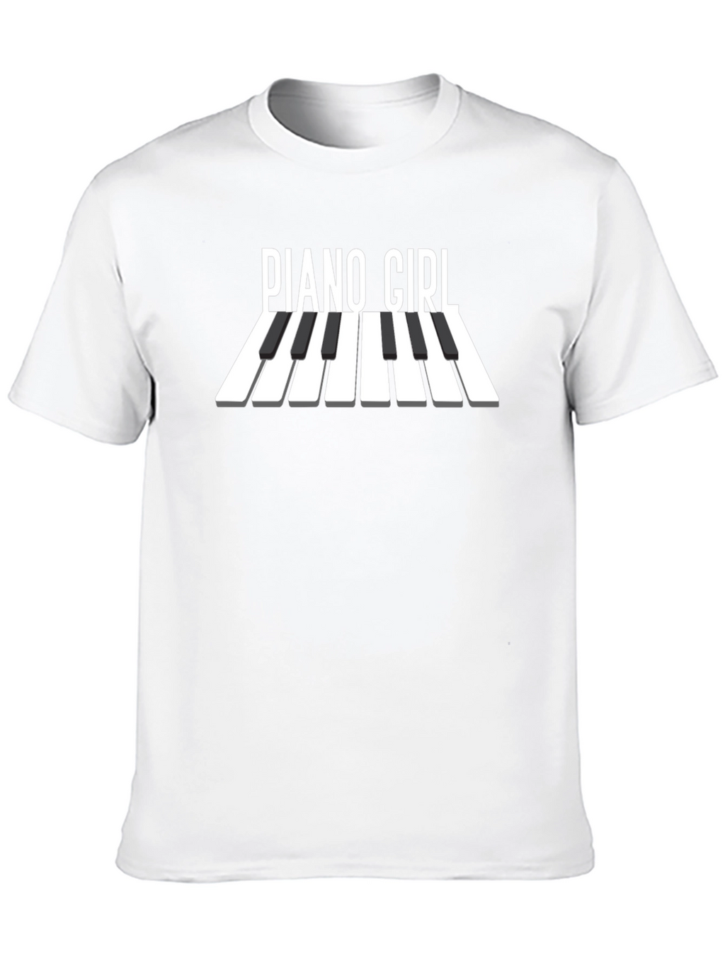 Piano Girl T-Shirt - Musicians Apparel