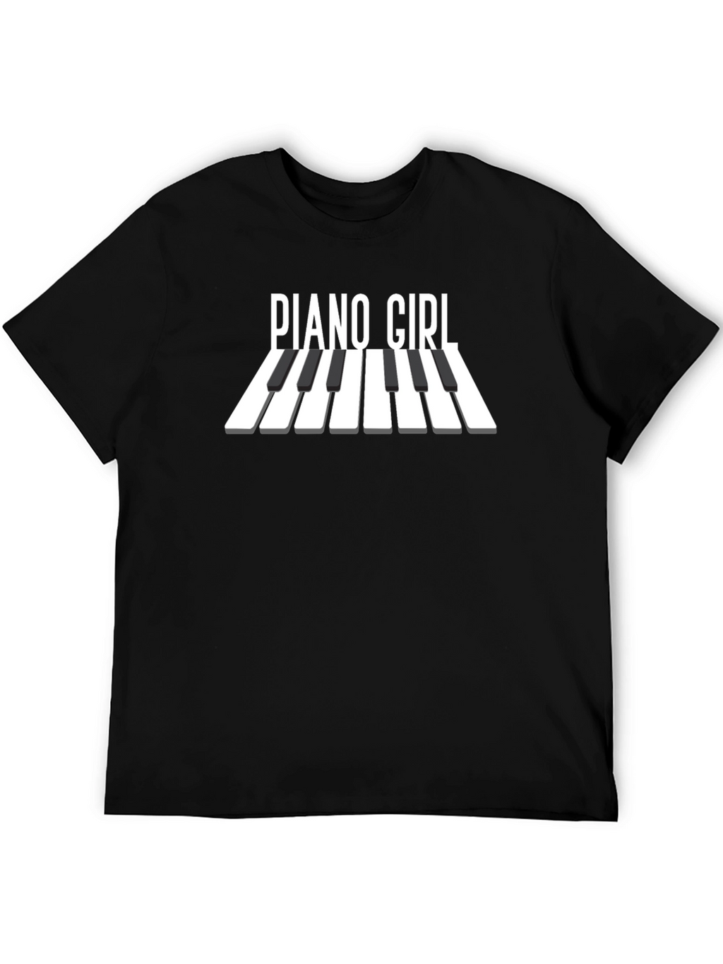 Piano Girl T-Shirt - Musicians Apparel
