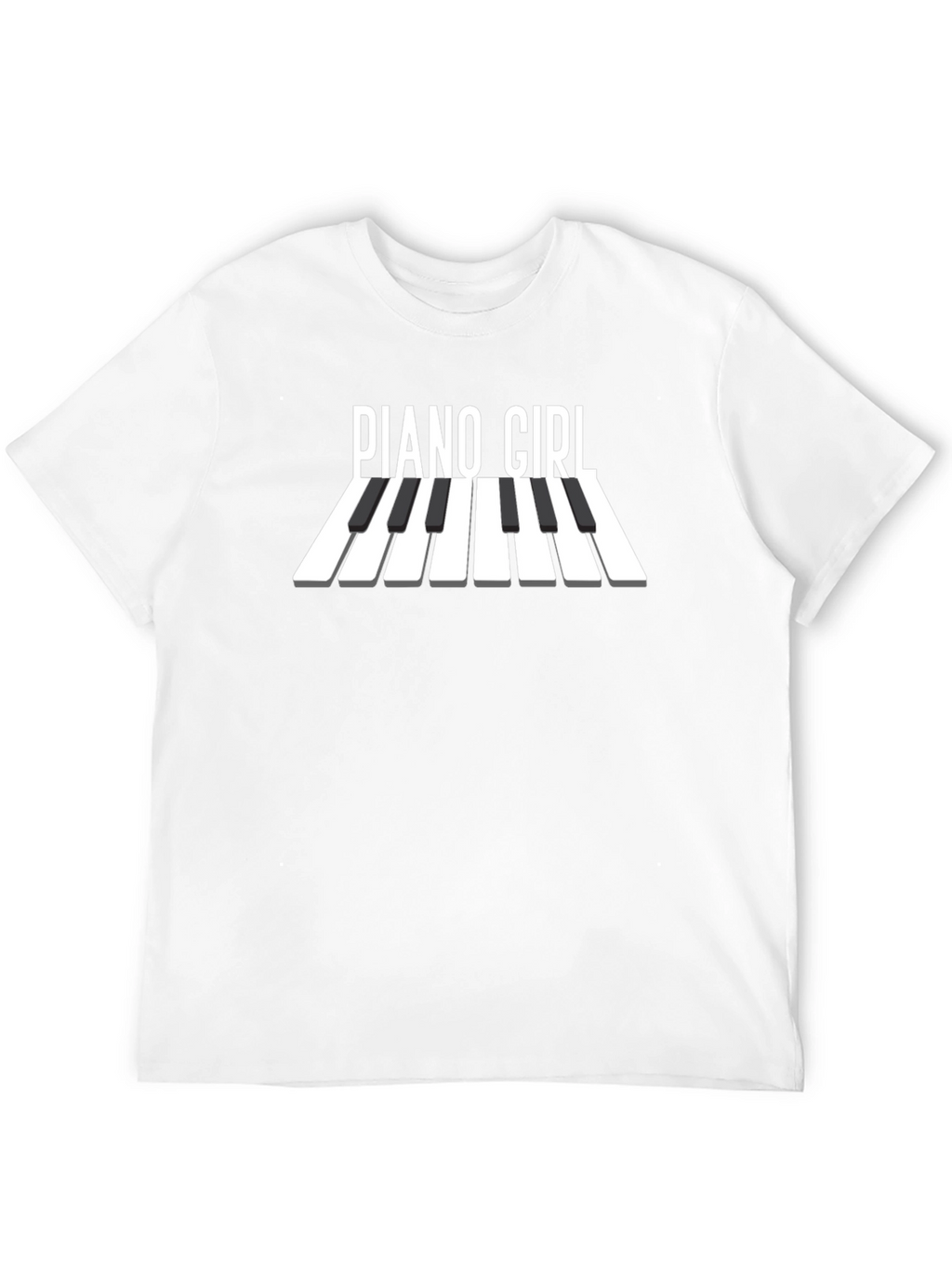 Piano Girl T-Shirt - Musicians Apparel