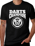 Darts Champion Graphic Tee - Cool Dart Player T-Shirt
