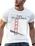 San Francisco Bridge Graphic Tee - Black