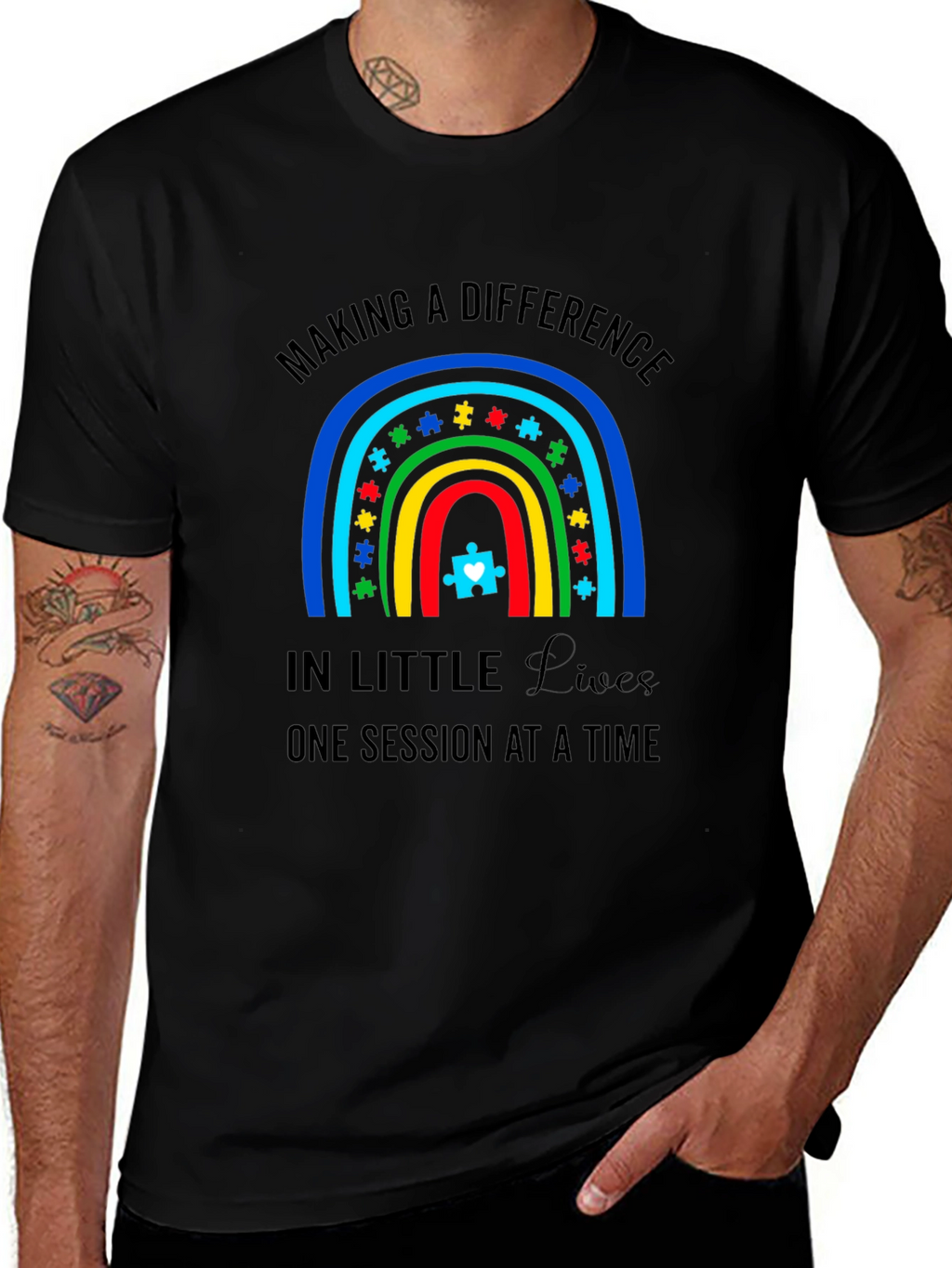 Making a Difference Autism Awareness T-Shirt