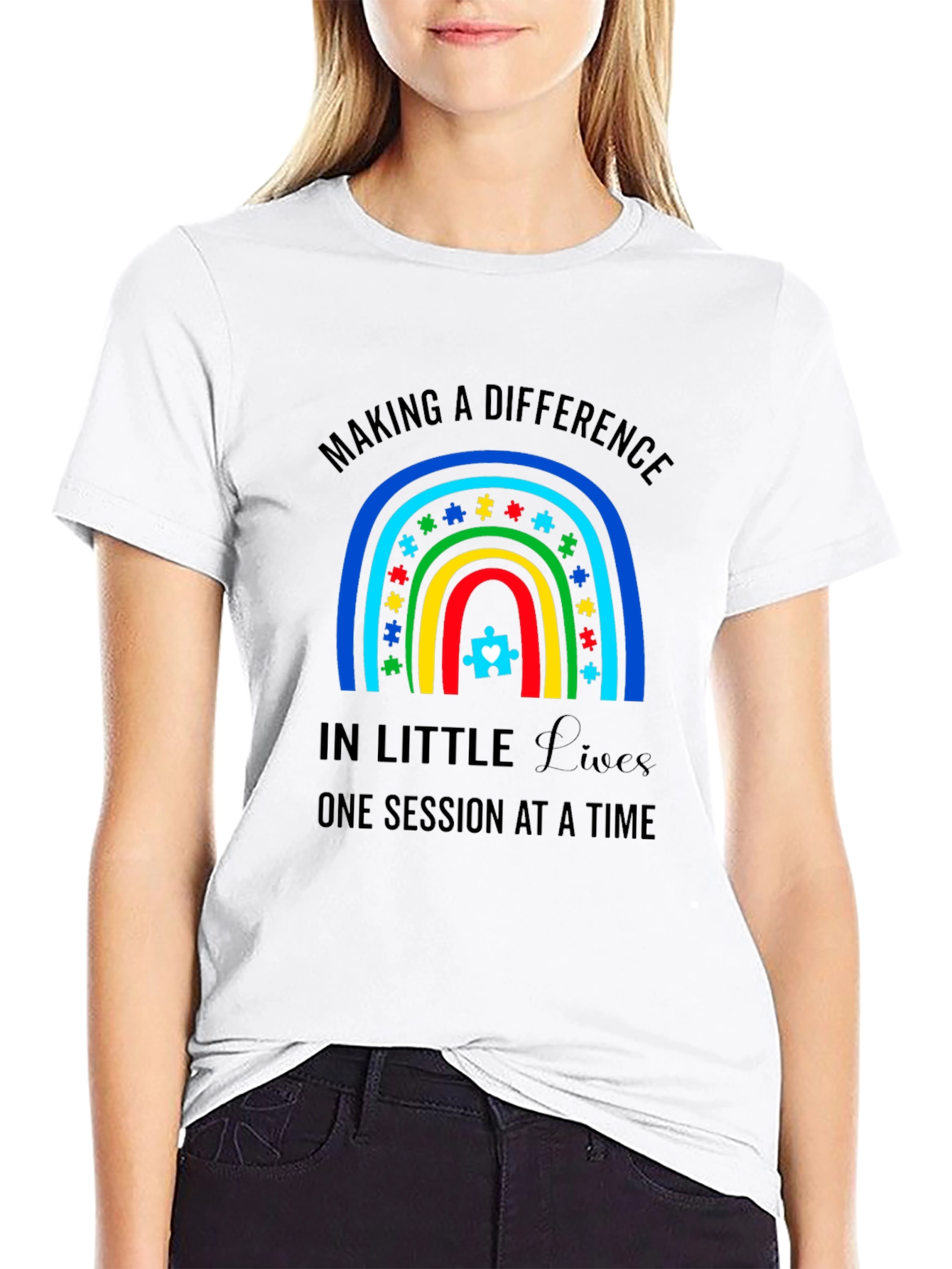 Making a Difference Autism Awareness T-Shirt