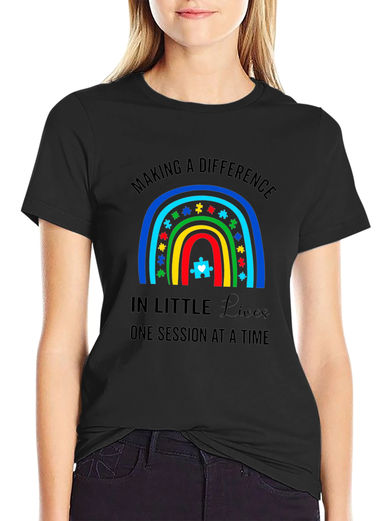 Making a Difference Autism Awareness T-Shirt