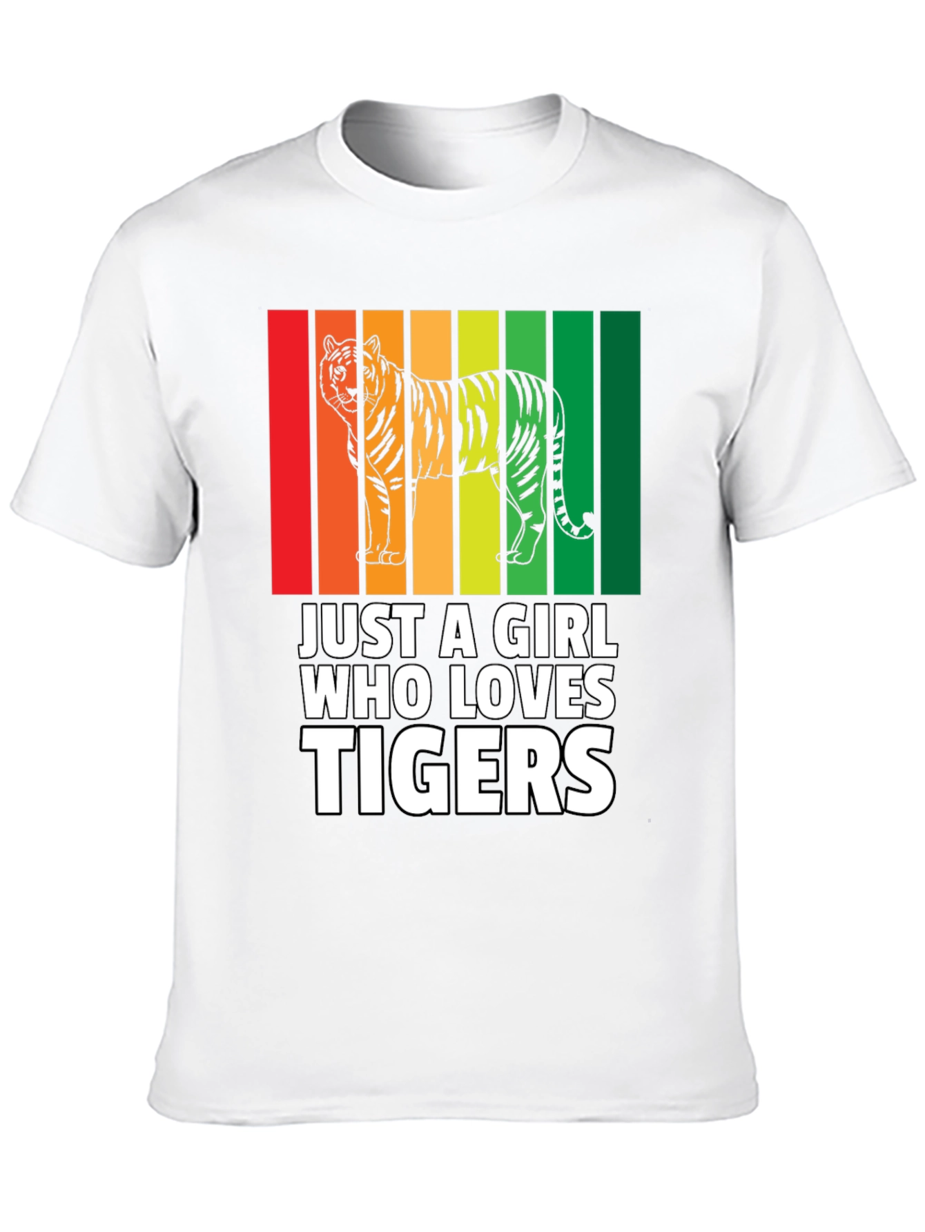 Just a Girl Who Loves Tigers T-Shirt