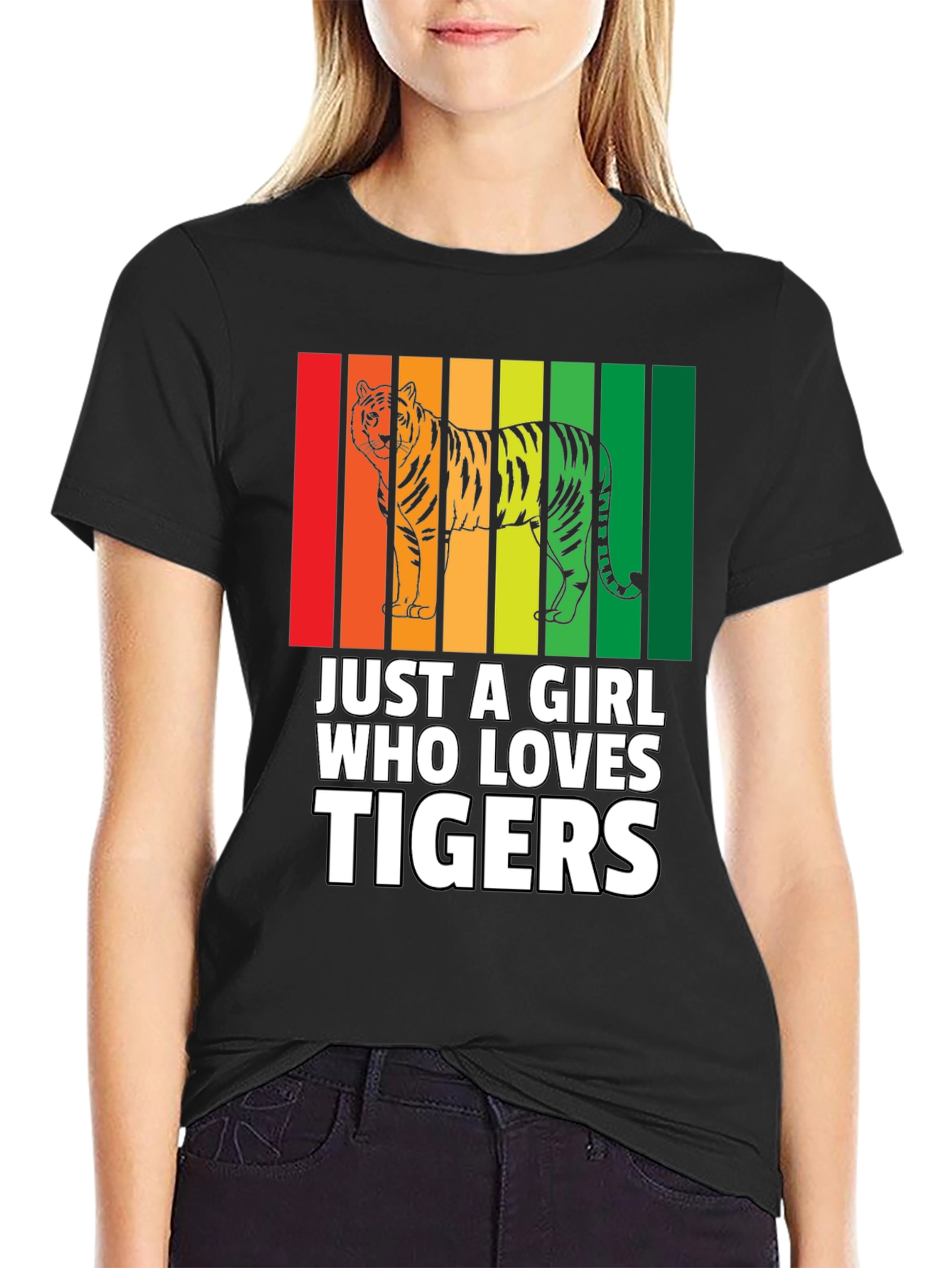 Just a Girl Who Loves Tigers T-Shirt