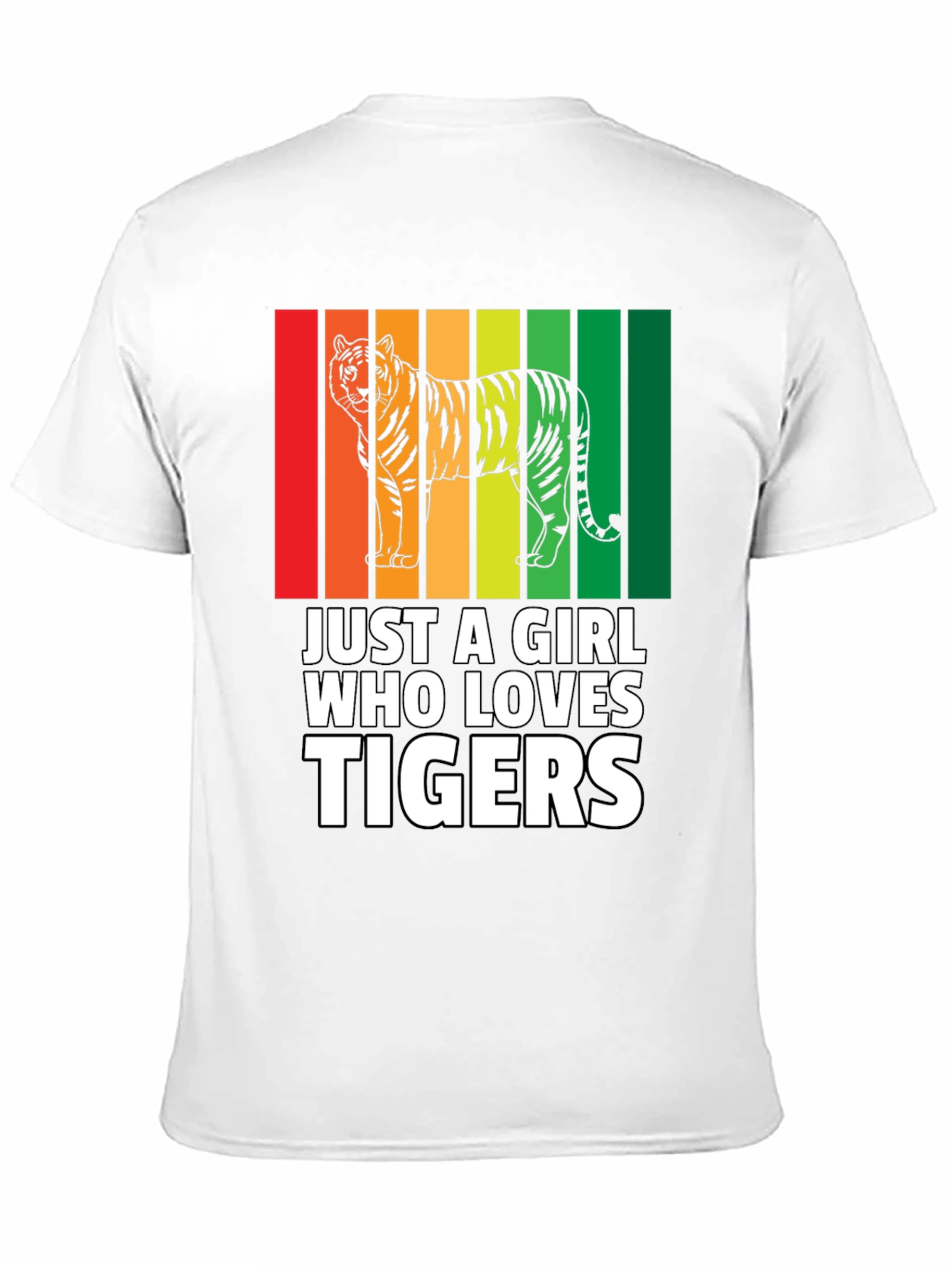 Just a Girl Who Loves Tigers T-Shirt