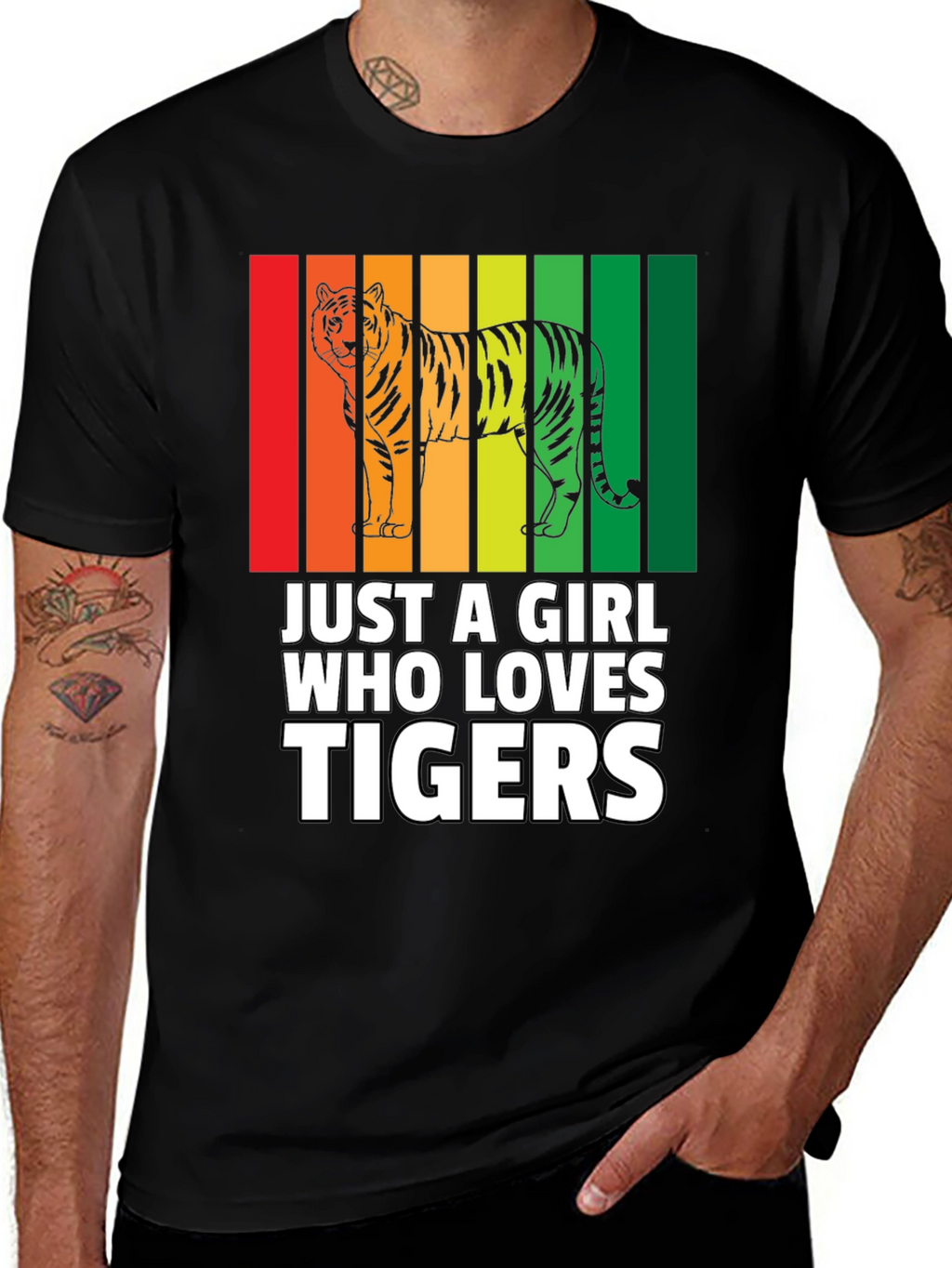 Just a Girl Who Loves Tigers T-Shirt