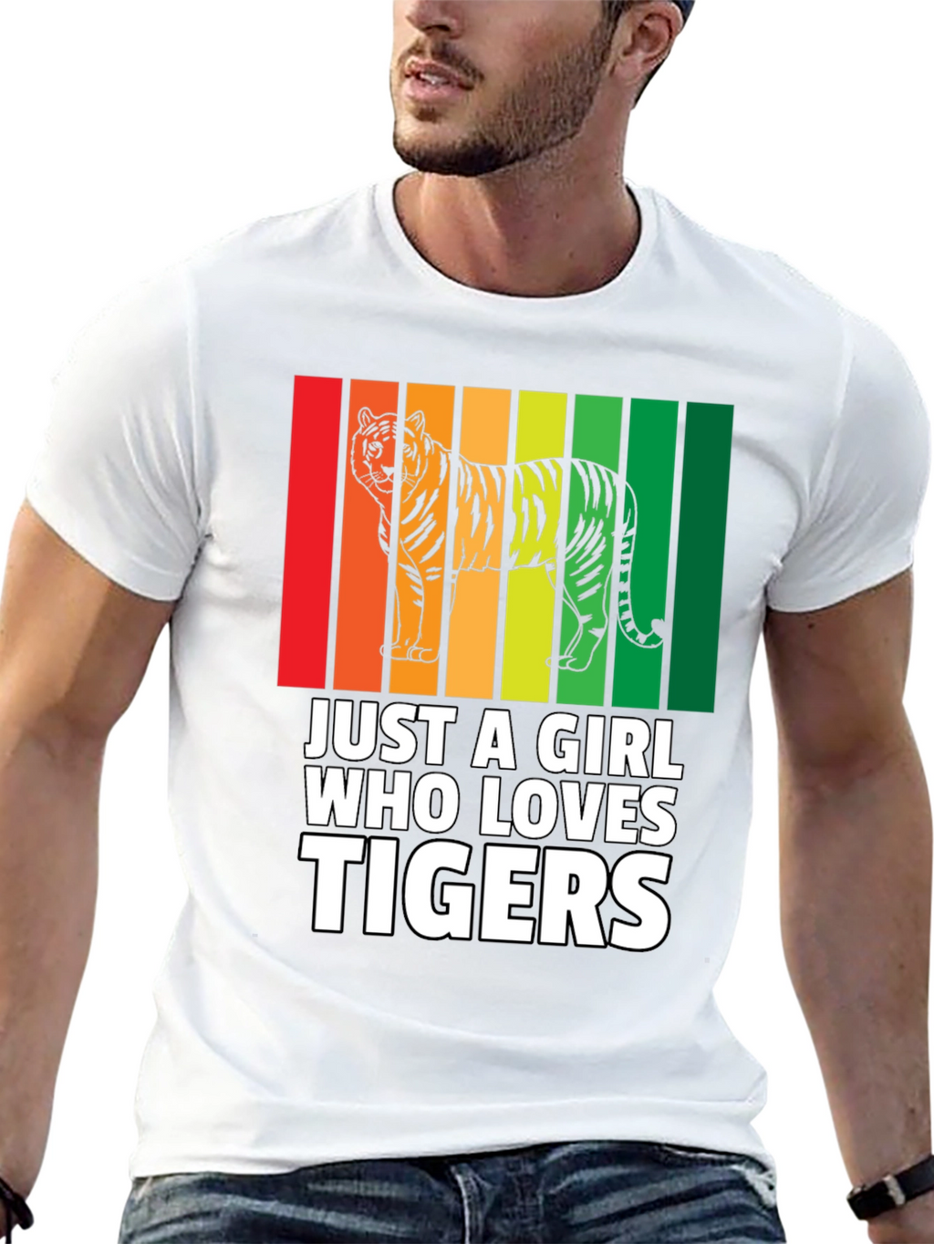 Just a Girl Who Loves Tigers T-Shirt