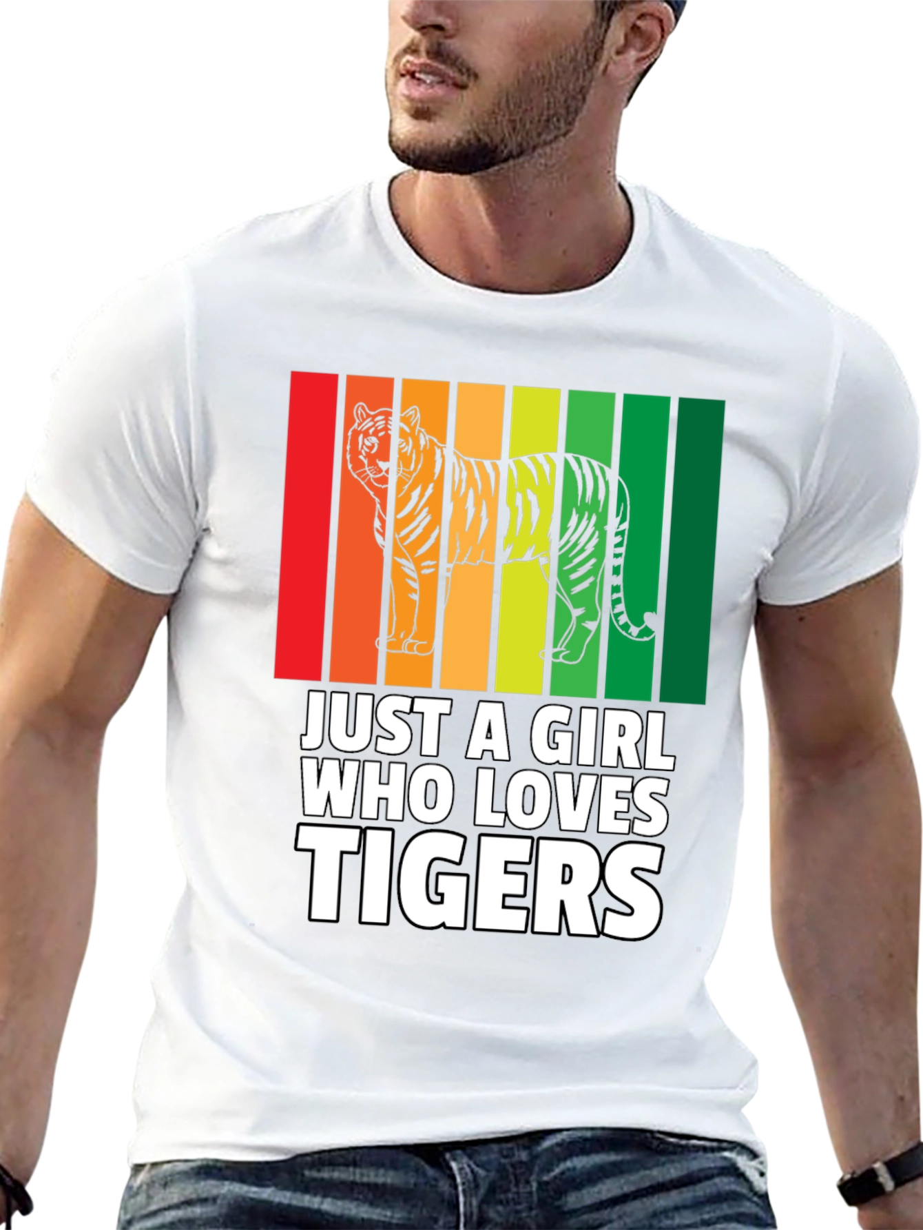 Just a Girl Who Loves Tigers T-Shirt