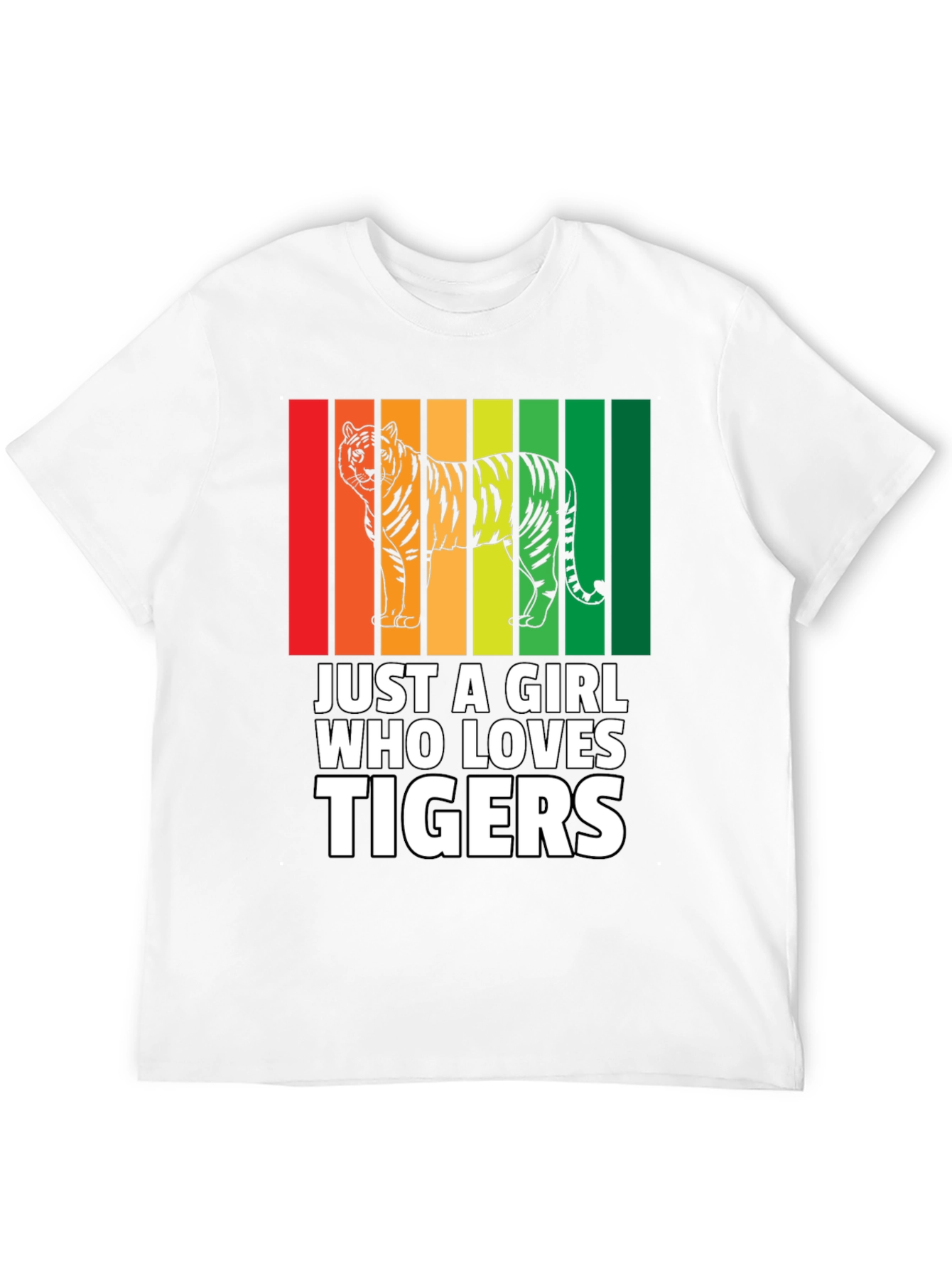 Just a Girl Who Loves Tigers T-Shirt