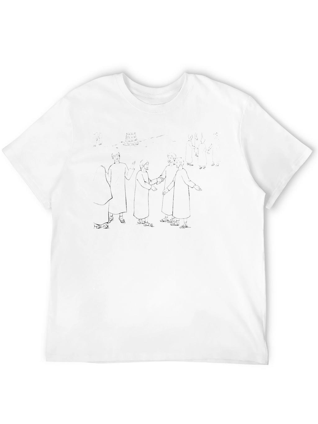 Unique Sketch Graphic Tee
