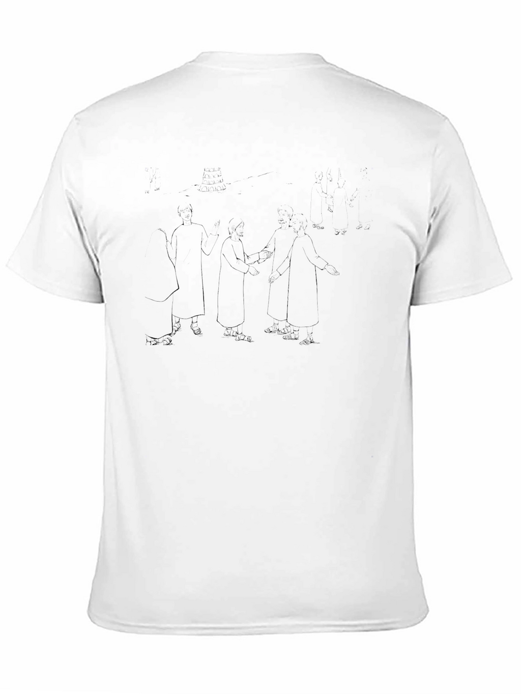 Unique Sketch Graphic Tee