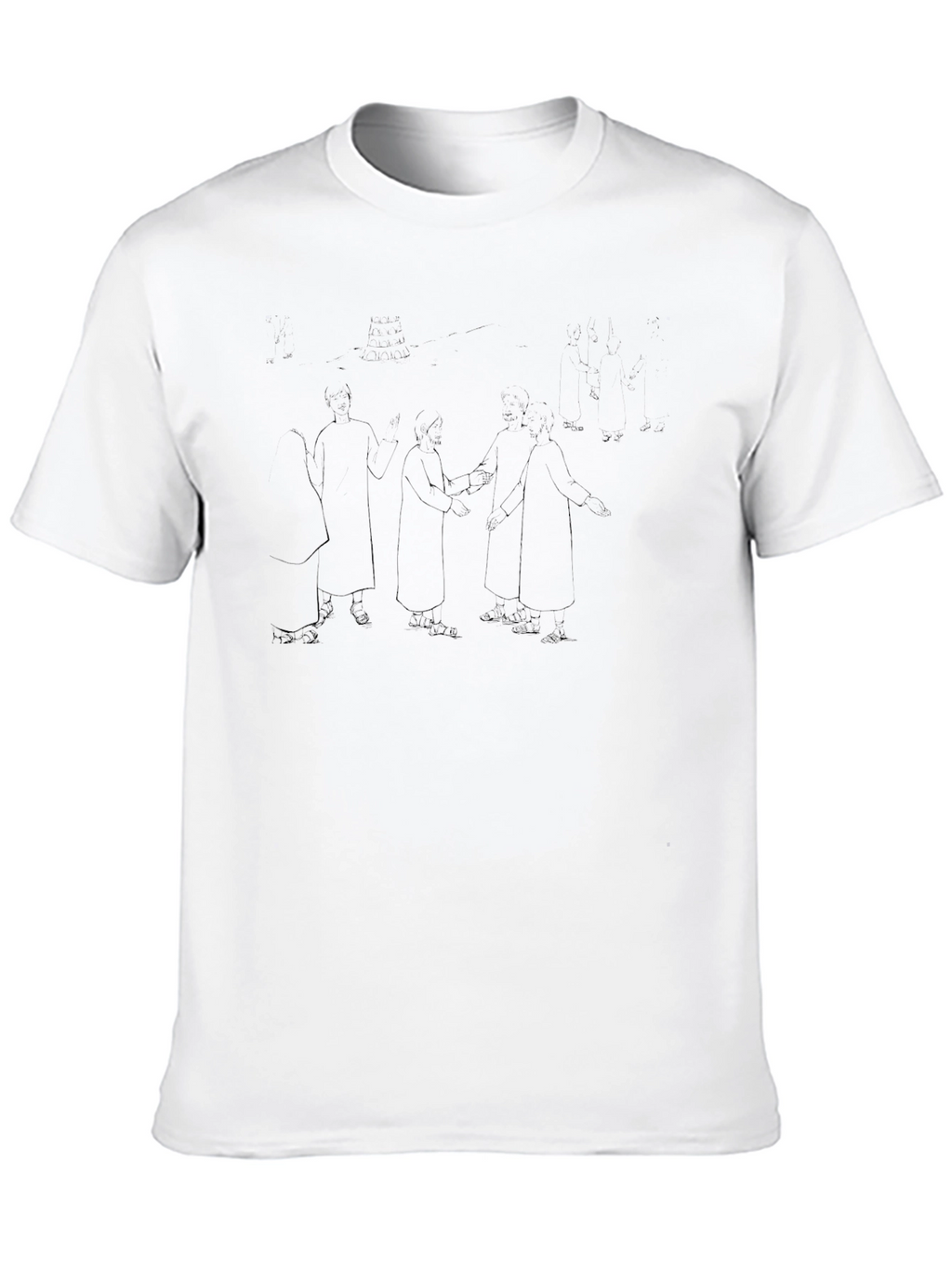 Unique Sketch Graphic Tee
