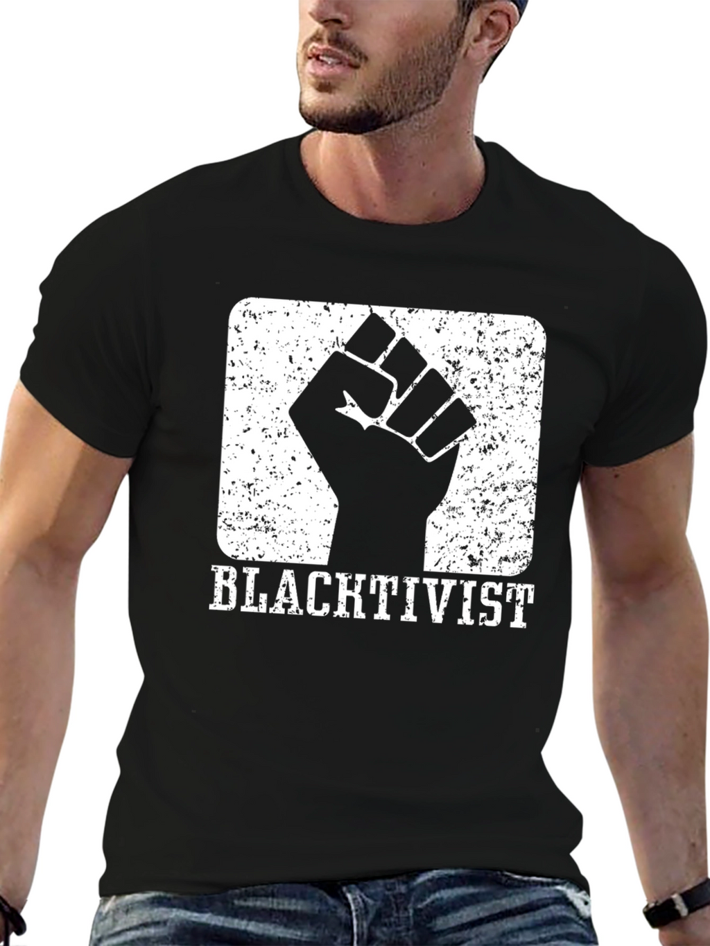 Blacktivist Fist Graphic T-Shirt - Activism Tee